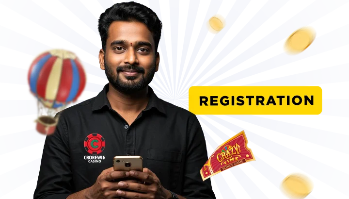 Simple Account Registration on CroreWin